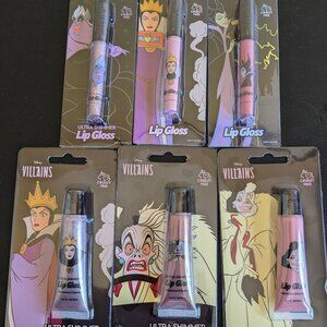 Disney Villains Lip Gloss Bundle NEW